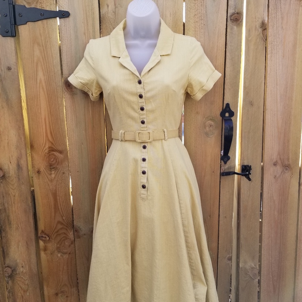 Modcloth x Collectif vintage inspired shirtdress